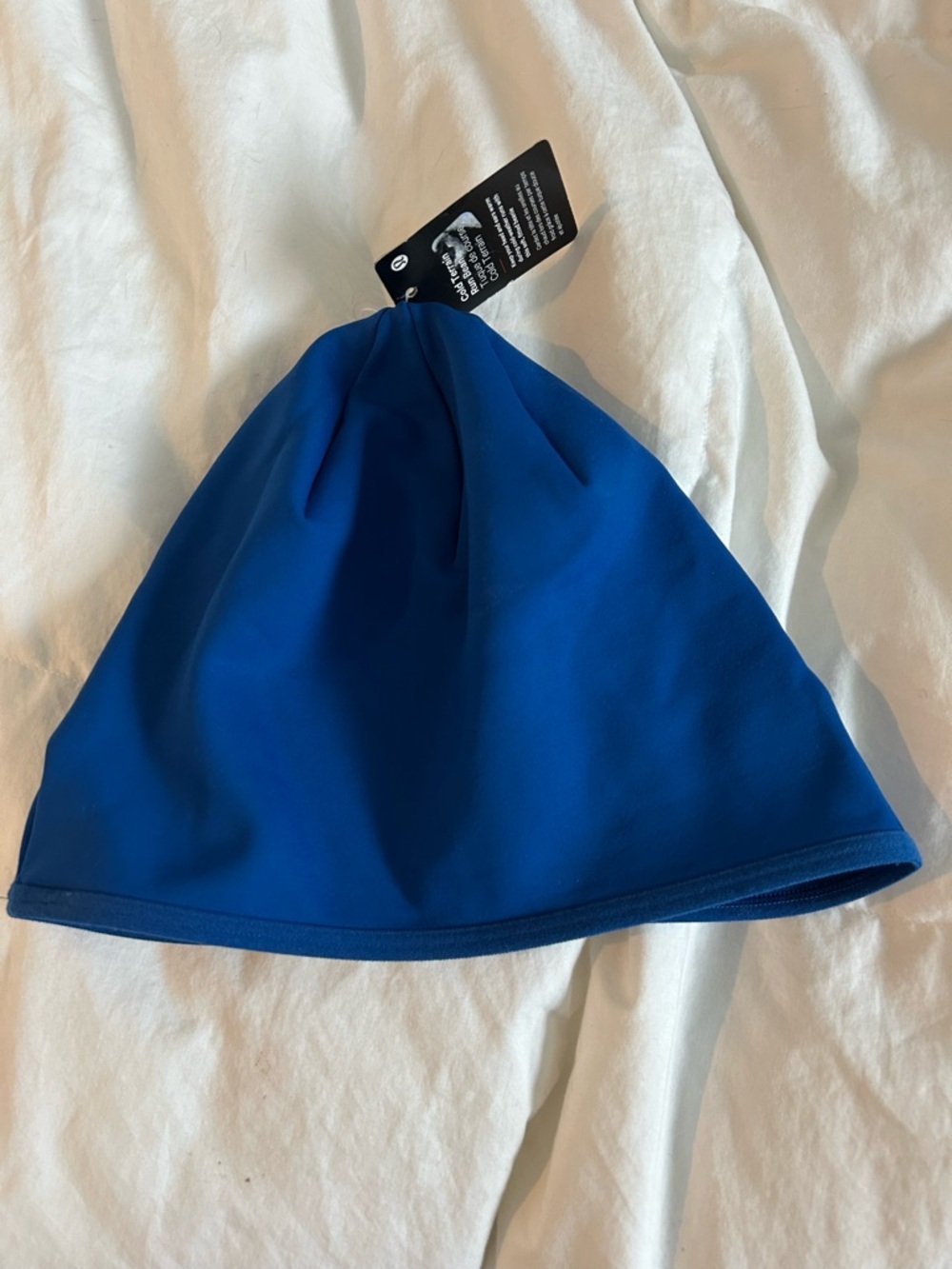 lululemon athletica Blue Reflective Beanie run hat - Picture 2 of 3